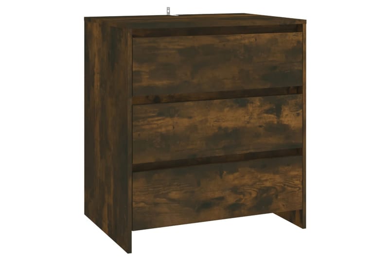 beBasic Skänk 2 delar rökfärgad ek konstruerat trä - Brown - Förvaring - Förvaringsmöbler - Sideboard & skänk
