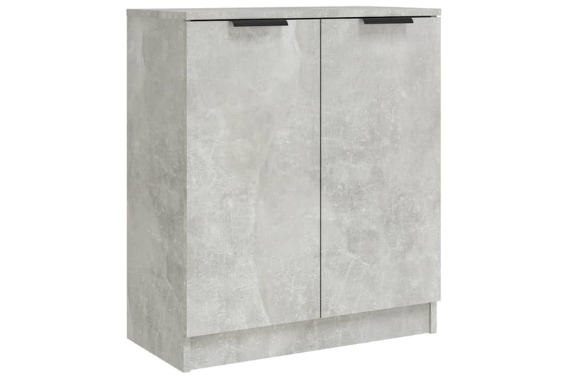 beBasic Skänk 2 st betonggrå 60x30x70 cm konstruerat trä - Grey - Sideboard & skänk