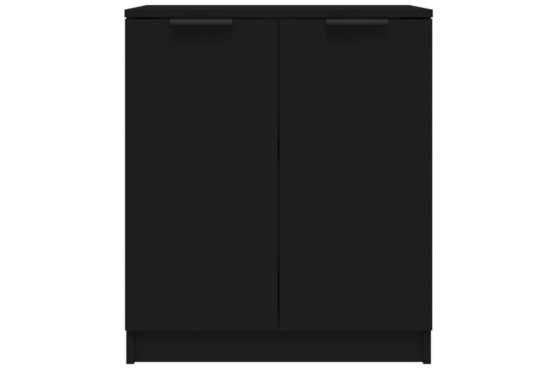 beBasic Skänk 2 st svart 60x30x70 cm konstruerat trä - Black - Sideboard & skänk