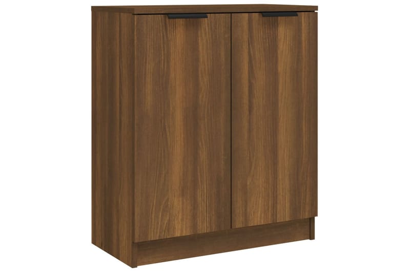 beBasic Skänk 3 delar brun ek konstruerat trä - Brown - Sideboard & skänk