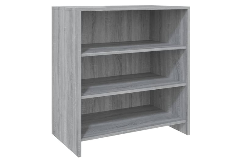 beBasic Skänk 3 delar grå sonoma-ek konstruerat trä - Grey - Sideboard & skänk