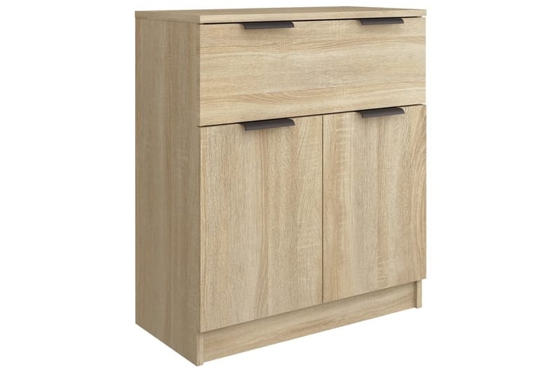 beBasic Skänk 3 delar sonoma-ek konstruerat trä - Brown - Sideboard & skänk