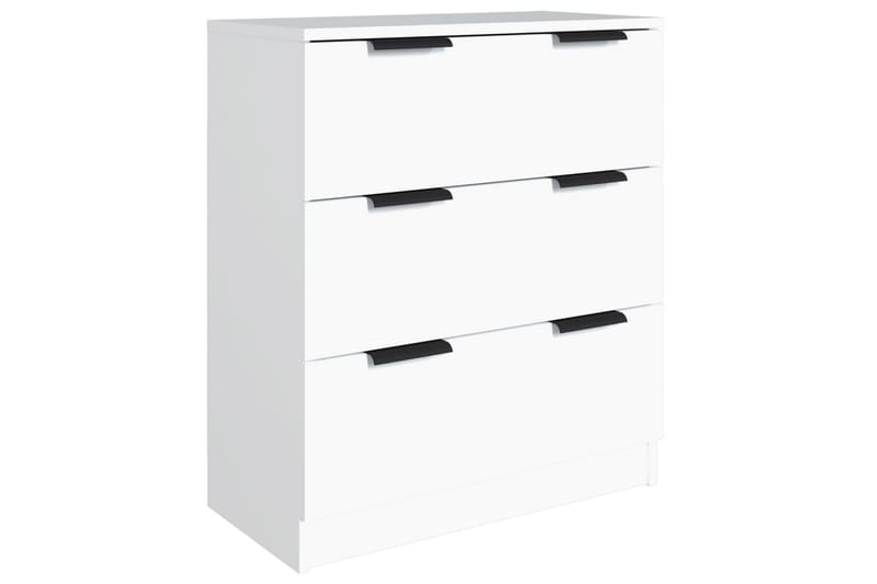 beBasic Skänk 3 delar vit konstruerat trä - White - Sideboard & skänk