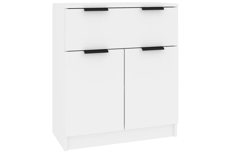 beBasic Skänk 3 delar Vit konstruerat trä - White - Förvaring - Förvaringsmöbler - Sideboard & skänk