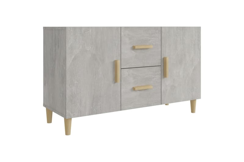 beBasic Skänk betonggrå 100x36x60 cm konstruerat trä - Grey - Sideboard & skänk