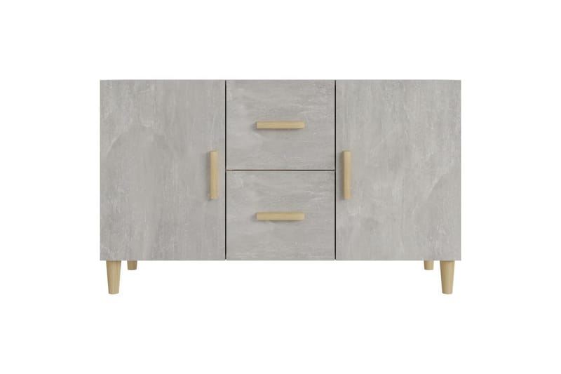 beBasic Skänk betonggrå 100x36x60 cm konstruerat trä - Grey - Sideboard & skänk