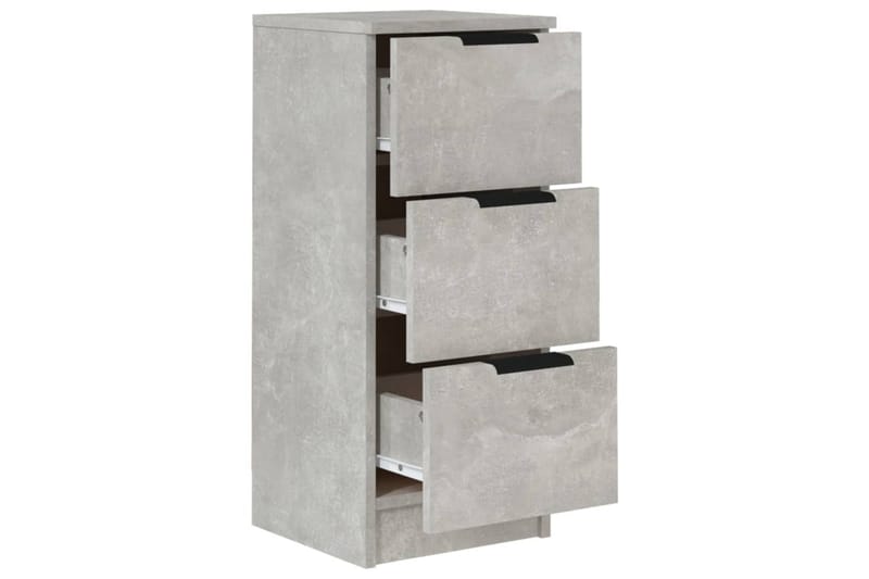 beBasic Skänk betonggrå 30x30x70 cm konstruerat trä - Grey - Sideboard & skänk