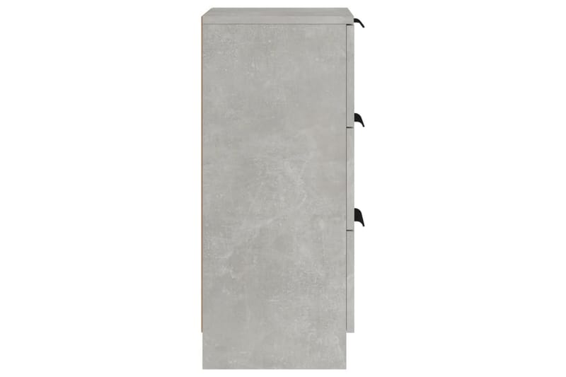 beBasic Skänk betonggrå 30x30x70 cm konstruerat trä - Grey - Sideboard & skänk