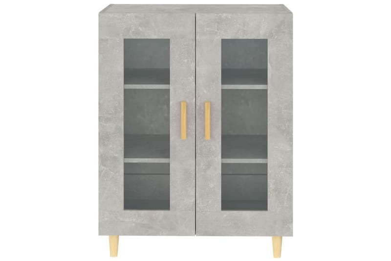beBasic Skänk betonggrå 69,5x34x90 cm konstruerat trä - Grey - Sideboard & skänk