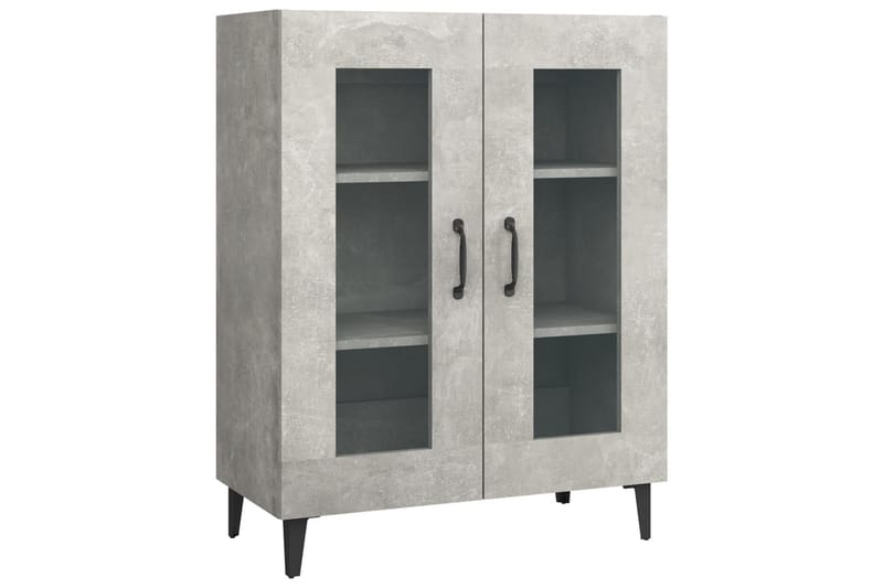 beBasic Skänk betonggrå 69,5x34x90 cm konstruerat trä - Grey - Sideboard & skänk