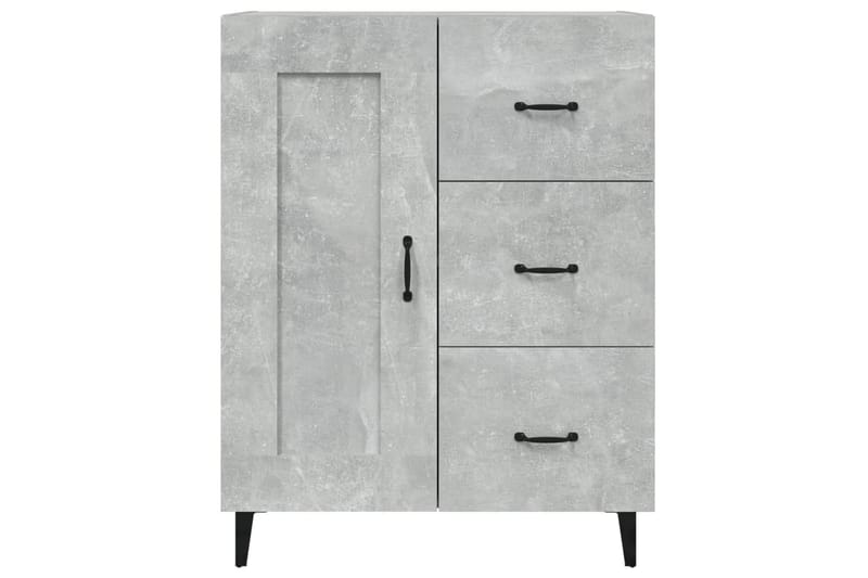 beBasic Skänk betonggrå 69,5x34x90 cm konstruerat trä - Grey - Sideboard & skänk