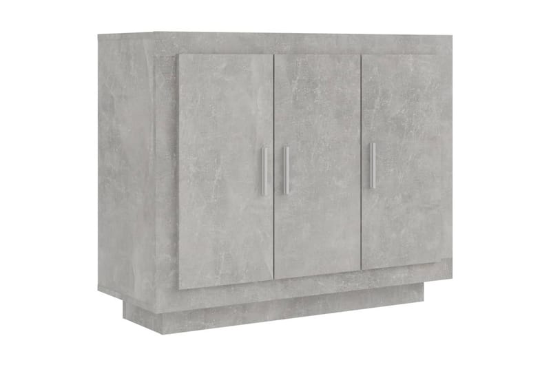 beBasic Skänk betonggrå 92x35x75 cm konstruerat trä - Grey - Sideboard & skänk