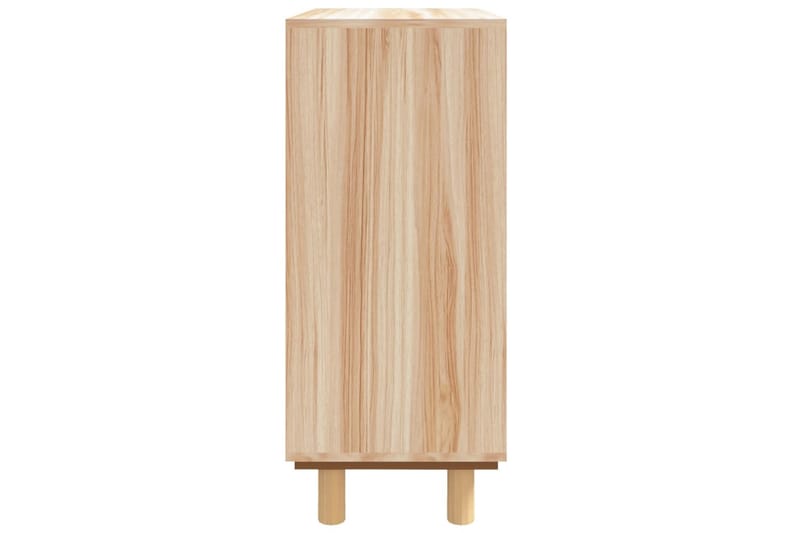 beBasic Skänk brun 60x30x70 cm massiv furu och naturlig rotting - Brown - Förvaring - Förvaringsmöbler - Sideboard & skänk
