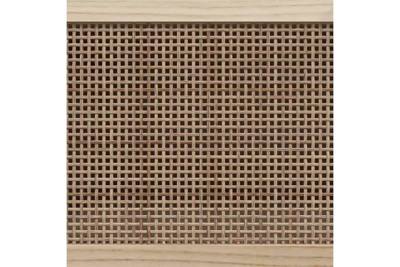 beBasic Skänk brun 60x30x70 cm massiv furu och naturlig rotting - Brown - Förvaring - Förvaringsmöbler - Sideboard & skänk