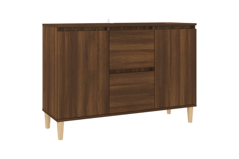 beBasic Skänk brun ek 103,5x35x70 cm konstruerat trä - Brown - Sideboard & skänk