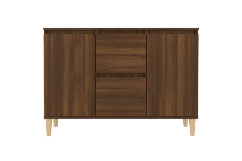 beBasic Skänk brun ek 103,5x35x70 cm konstruerat trä - Brown - Sideboard & skänk