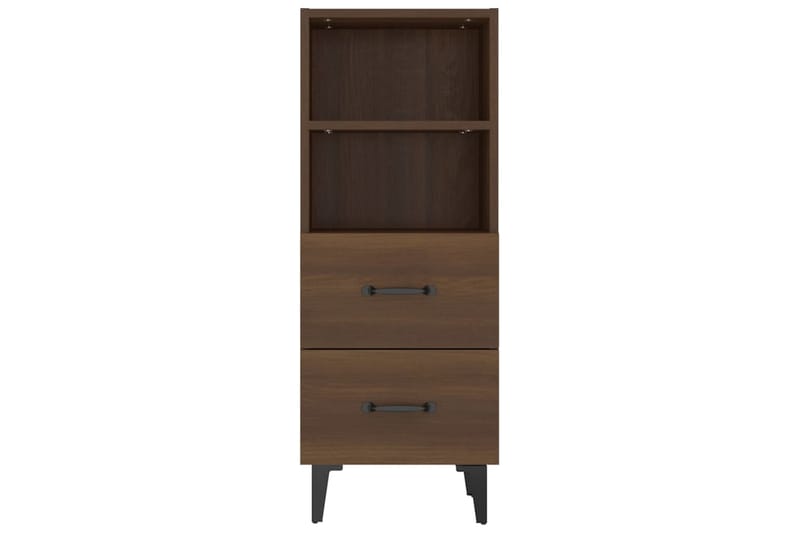 beBasic Skänk brun ek 34,5x34x90 cm konstruerat trä - Brown - Förvaring - Förvaringsmöbler - Sideboard & skänk