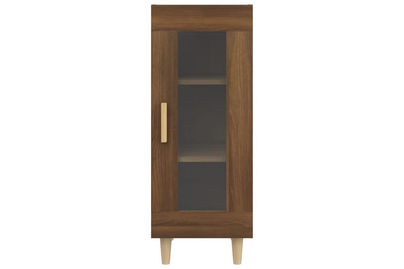 beBasic Skänk brun ek 34,5x34x90 cm konstruerat trä - Brown - Förvaring - Förvaringsmöbler - Sideboard & skänk