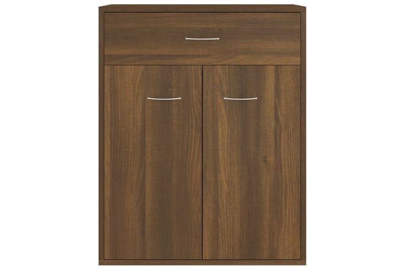 beBasic Skänk brun ek 60x30x75 cm konstruerat trä - Brown - Förvaring - Förvaringsmöbler - Sideboard & skänk