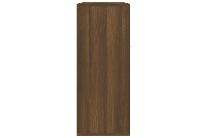 beBasic Skänk brun ek 60x30x75 cm konstruerat trä - Brown - Förvaring - Förvaringsmöbler - Sideboard & skänk