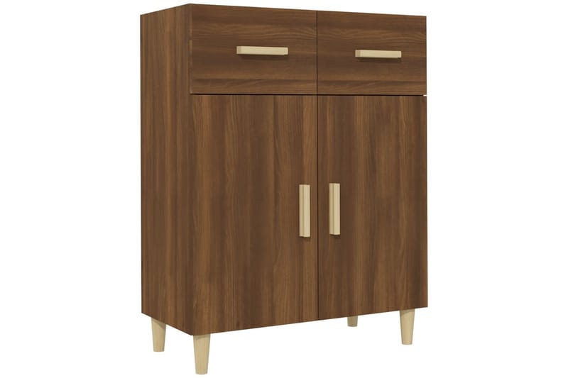 beBasic Skänk brun ek 69,5x34x89 cm konstruerat trä - Brown - Sideboard & skänk