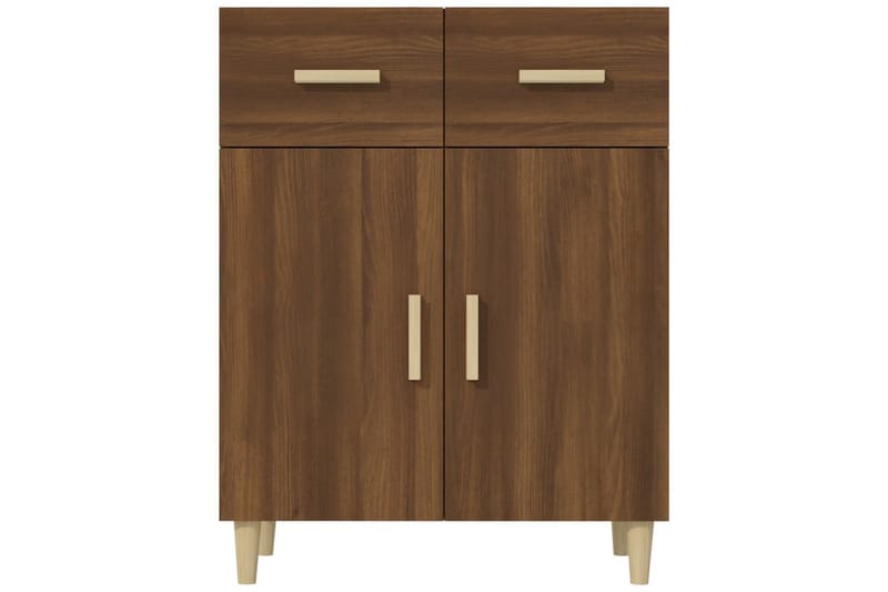 beBasic Skänk brun ek 69,5x34x89 cm konstruerat trä - Brown - Sideboard & skänk