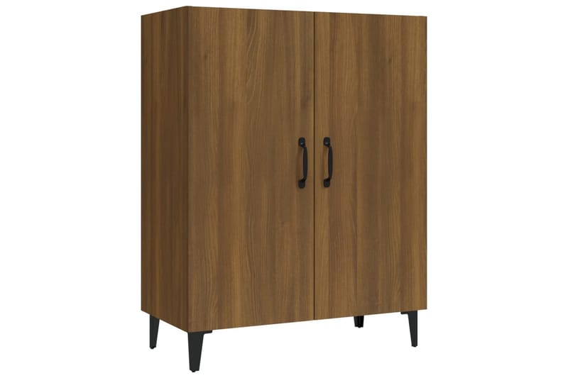 beBasic Skänk brun ek 70x34x90 cm konstruerat trä - Brown - Sideboard & skänk