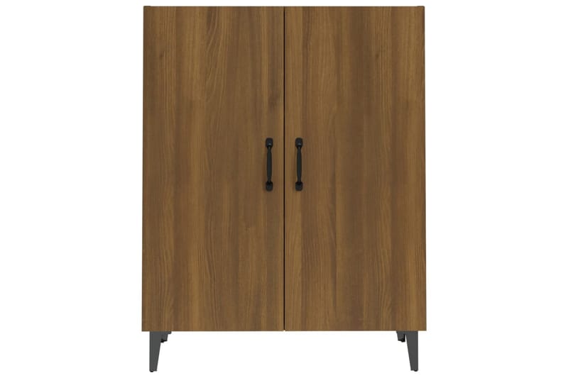 beBasic Skänk brun ek 70x34x90 cm konstruerat trä - Brown - Sideboard & skänk