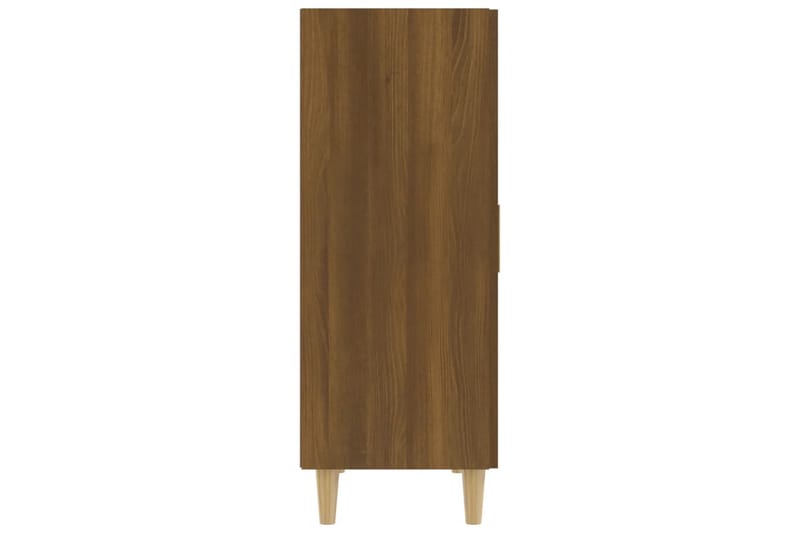 beBasic Skänk brun ek 70x34x90 cm konstruerat trä - Brown - Sideboard & skänk