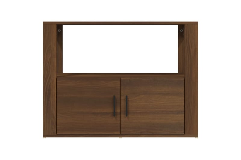 beBasic Skänk brun ek 80x30x60 cm konstruerat trä - Brown - Förvaring - Förvaringsmöbler - Sideboard & skänk