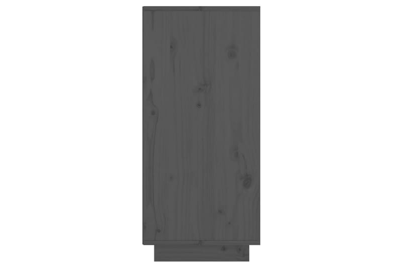 beBasic Skänk grå 60x34x75 cm massiv furu - Grey - Sideboard & skänk