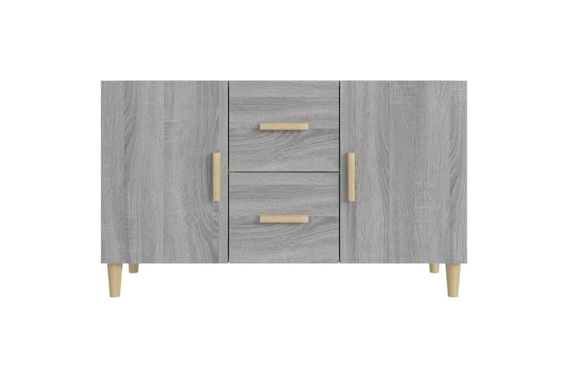 beBasic Skänk grå sonoma 100x36x60 cm konstruerat trä - Grey - Förvaring - Förvaringsmöbler - Sideboard & skänk