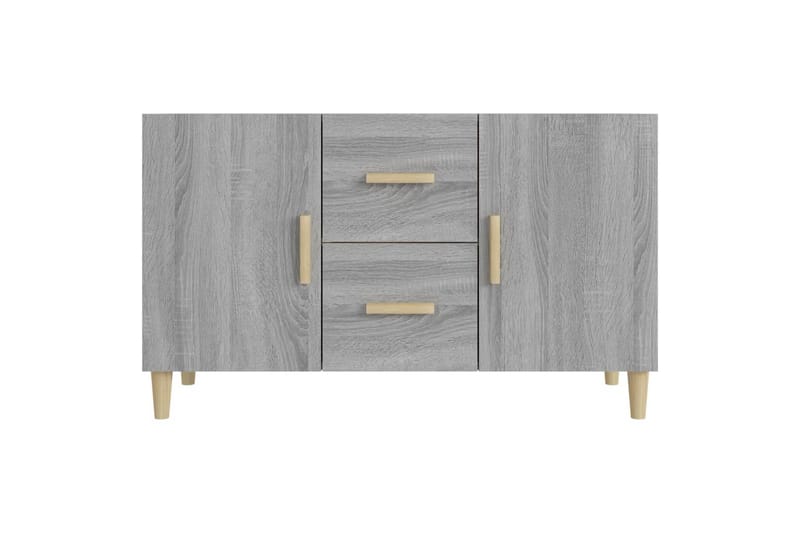 beBasic Skänk grå sonoma 100x36x60 cm konstruerat trä - Grey - Sideboard & skänk