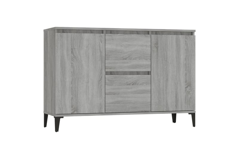 beBasic Skänk grå sonoma 104x35x70 cm konstruerat trä - Grey - Sideboard & skänk