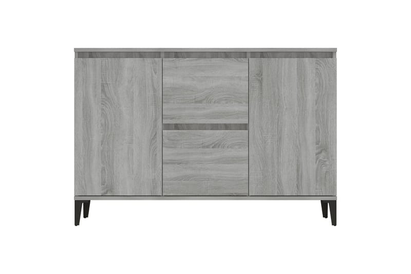 beBasic Skänk grå sonoma 104x35x70 cm konstruerat trä - Grey - Sideboard & skänk