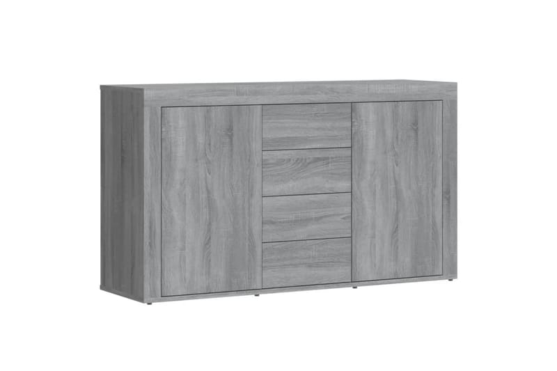 beBasic Skänk grå sonoma 120x36x69 cm konstruerat trä - Grey - Sideboard & skänk