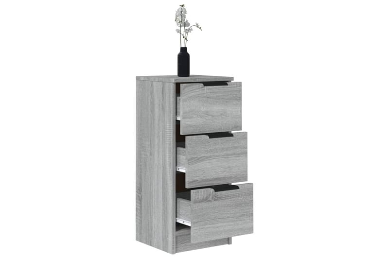 beBasic Skänk grå sonoma 30x30x70 cm konstruerat trä - Grey - Förvaring - Förvaringsmöbler - Sideboard & skänk