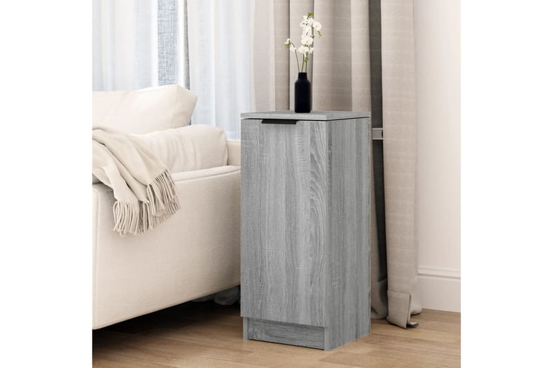 beBasic Skänk grå sonoma 30x30x70 cm konstruerat trä - Grey - Sideboard & skänk