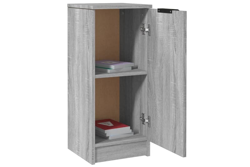 beBasic Skänk grå sonoma 30x30x70 cm konstruerat trä - Grey - Förvaring - Förvaringsmöbler - Sideboard & skänk