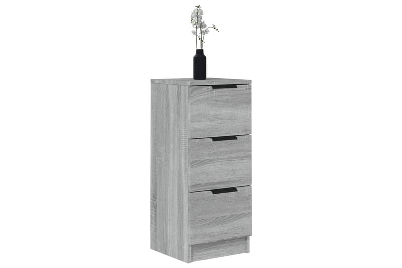 beBasic Skänk grå sonoma 30x30x70 cm konstruerat trä - Grey - Förvaring - Förvaringsmöbler - Sideboard & skänk