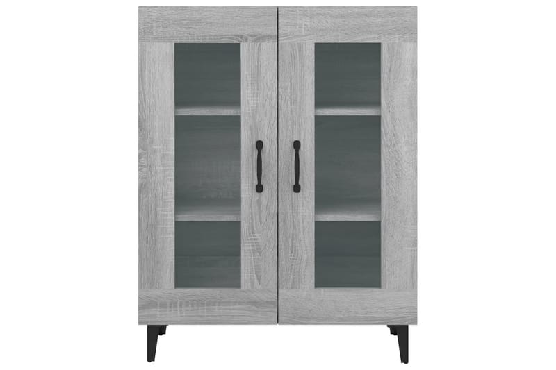 beBasic Skänk grå sonoma 69,5x34x90 cm konstruerat trä - Grey - Sideboard & skänk