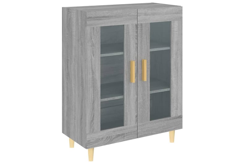 beBasic Skänk grå sonoma 69,5x34x90 cm konstruerat trä - Grey - Sideboard & skänk