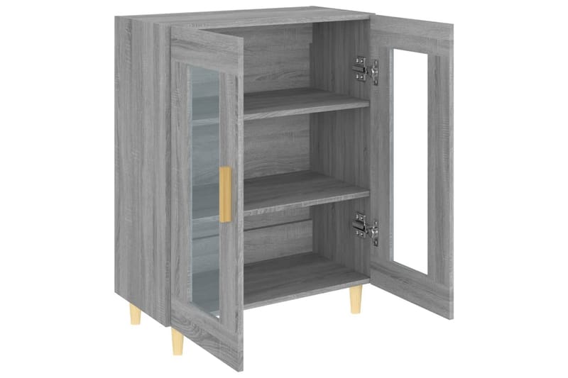 beBasic Skänk grå sonoma 69,5x34x90 cm konstruerat trä - Grey - Förvaring - Förvaringsmöbler - Sideboard & skänk