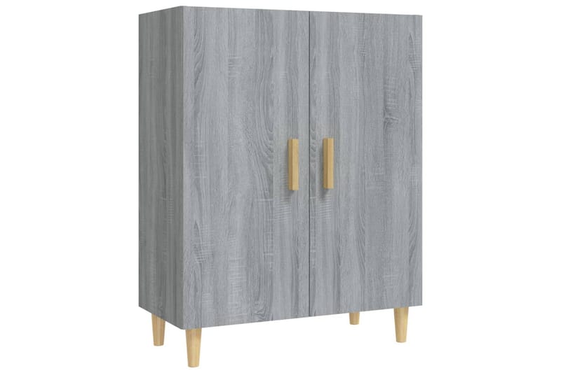 beBasic Skänk grå sonoma 70x34x90 cm konstruerat trä - Grey - Sideboard & skänk