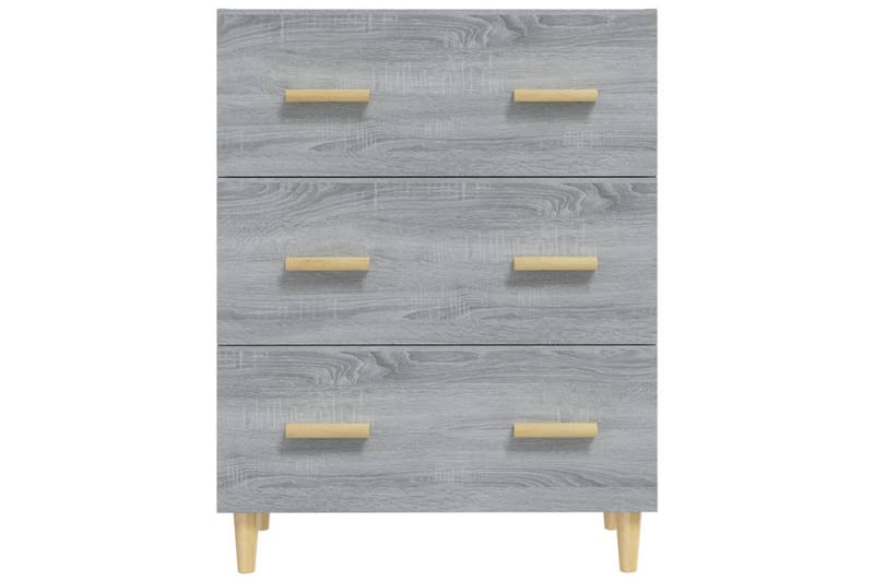 beBasic Skänk grå sonoma 70x34x90 cm konstruerat trä - Grey - Förvaring - Förvaringsmöbler - Sideboard & skänk