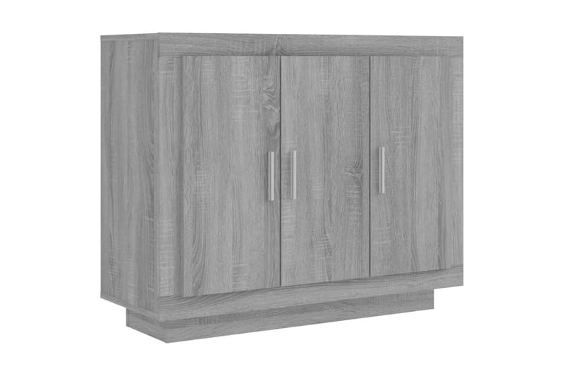 beBasic Skänk grå sonoma 92x35x75 cm konstruerat trä - Grey - Sideboard & skänk