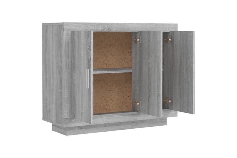 beBasic Skänk grå sonoma 92x35x75 cm konstruerat trä - Grey - Förvaring - Förvaringsmöbler - Sideboard & skänk