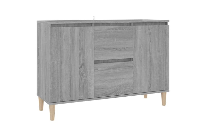 beBasic Skänk grå sonoma-ek 103,5x35x70 cm konstruerat trä - Grey - Förvaring - Förvaringsmöbler - Sideboard & skänk