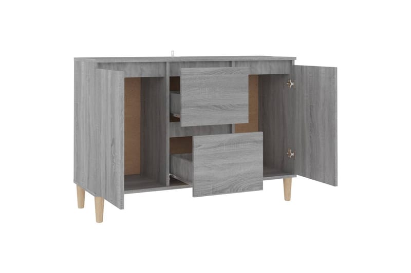 beBasic Skänk grå sonoma-ek 103,5x35x70 cm konstruerat trä - Grey - Sideboard & skänk