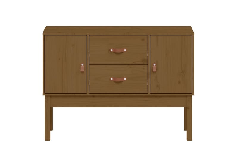 beBasic Skänk honungsbrun 110x40x78 cm massiv furu - Brown - Förvaring - Förvaringsmöbler - Sideboard & skänk
